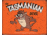 Tin Signs Tasmanian Devil, 16in X 12.5in Reproduced From Authentic, Vintage Advertising, Rich Vibrant Colors And Heavy Embossing Make These Wonderful For Decorating, 2180