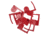 Tippmann Arms .22 Caliber Chamber Flag, 10 Pack, Red, A201008