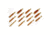 Tipton 44 Caliber Handgun Bronze Bristle Bore Brush, Shelf Pack of 3
