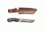 Titan 15N20/1095 Damascus Steel Fixed Knife, TD-039, Bull Horn Handle, 6in. Blade TDK-39