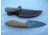 Titan 15N20/1095 Damascus Steel Fixed Knife, TD-044, Olive Wood Handle, 4in. Blade TDK-44