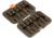 Titan Broadhead Box and Caddy, Gray/Orange, 5.5 in x 3.75 in, 7009
