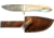 Titan Damascus Fixed Blade Knives, Overall Length - 6.1 in, Blade Length - 2.8 in, Handle Material - Camel Bone TD -096