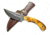 Titan Damascus Knife Burnt Bone Handle TD-173, 8.4in TD-173