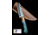 Titan Damascus Skinning Gut Hook, Hunting Knife by Titan TD-176, 4in, TDK-176