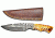 Titan Damascus Steel Fixed Knife 8.6in TD-092, TDK-92