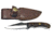 Titan International Knives Custom Forged Carbon Knife w/ Rosewood Grip, 4in Blade, Rose Wood Handle, 8in Overall TC-018