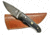 Titan International Knives Damascus Steel Drop Point Knife, Mini Everyday Carry - Micarta Grip, 3.1in Blade, Micarta Handle, 6in TD-202