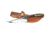 Titan International Knives Fixed Blade Knife, 4in, Carbon Steel, Trailing Point, RoseWood TC-55