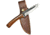 Titan International Knives Hand Forged Hunting-Utility Knife w/ Custom Carbon 4in Blade, Rose Wood Handle, 7.8in Overall TC-011