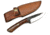 Titan International Knives Hand Forged Hunting/Utility Knife w/ Custom Carbon 4in Blade, Rose Wood Handle, 7.4in Overall TC-012