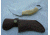 Titan J2 Japanese Steel Fixed Knife, TJ-013, Camel Bone Handle, 3.2in. Blade, 8.2in. Overall TJK-13