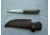Titan J2 Japanese Steel Fixed Knife, TJ-016, Micarta Brown 4-Finger Grip Handle, 3.2in. Blade TJK-16