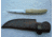 Titan J2 Japanese Steel Fixed Knife, TJ-017, Camel Bone Handle, 4in. Blade TJK-17