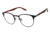 TLG NU027 Prescription Eyeglasses - Frame BLACK / TORT, Size 49/20mm LYNU02701