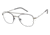 TLG NU036 Bifocal Prescription Eyeglasses - Frame BLACK/GUNMETAL, Size 51/21mm LYNU03602