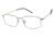 TLG NU038 Progressive Prescription Eyeglasses - Frame MATTE SILVER, Size 54/17mm LYNU03803