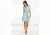 Toad&amp;Co Cue Wrap Cafe Short Sleeve Dress, Aquifer Wave Print, Medium T1772808-416-M