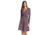 Toad&amp;Co Cue Wrap Long Sleeve Dress, Huckleberry Line Print, L, T1771702-511-L