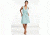 Toad&amp;Co Cue Wrap Sleeveless Dress, Aquifer Wave Print, Large T1772801-416-L