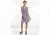 Toad&amp;Co Cue Wrap Sleeveless Dress, Blueberry Batik Dot Print, Extra Large, T1772801-424-XL