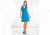 Toad&amp;Co Cue Wrap Sleeveless Dress, Deepwater, Extra Small T1772801-421-XS