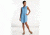 Toad&amp;Co Indigo Ridge SL Dress, Light Indigo Arrow Print, Large T1792803-904-L