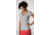 Toad&amp;Co Slubstripe Short Sleeve Vee Tee - Womens-Storm Stripe-Large htd0125-Storm Stripe-Large
