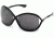Tom Ford FT0009 Sunglasses - Shiny Black Frame Color, Smoke Lens Color