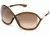 Tom Ford FT0009 Sunglasses - Shiny Dark Brown Frame Color, Gradient Brown Lens Color