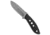 Tom Krein Krein Knives K9 Model 6 Fixed Blade Knife Black G-10 3.75&quot; Stonewash, Black, D2, adult, BHQ-134380