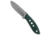 Tom Krein Krein Knives K9 Model 6 Fixed Blade Knife Forest G-10 3.75&quot; Stonewash, Green, D2, adult, BHQ-131751