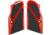 Toni System 3D Short Grips - Small Frame for Tanfoglio, Red, GTFS3DC-RE