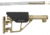 Toni System Fixed Stock 11In - Buffer Spring Included, Sand, CF11AR15-SA