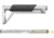 Toni System Fixed Stock 9In - Buffer Spring Included, Silver, CF9AR15-SI