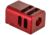 Toni System Minor Compensator Thread 13,5X1 Lh for Factory Ammunition for Glock, Red, GLV6MI-RE