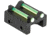 Toni System Rear Sight for Rib Less Than 8,1 mm With Green Optic Fiber 1.5 mm, Black, TV8
