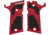 Toni System Slim X3D Grips for Beretta 92X, Red, GB92X-RE