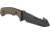 Toor Knives Egress Fixed Blade Knife, 4.875 in CPM-S35VN Steel Blade, G10 Covert Green Handle, Egress-Covert Green