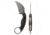Toor Knives Karsumba R Fixed Blade Knife, 2.5in, CPM 154 Steel, G10 Handle, Burlap, Black Hydro Static, Karsumba -Burlap