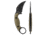 Toor Knives Karsumba R Fixed Blade Knife, 2.5in, CPM 154 Steel, G10 Handle, Tropic Thunder, Black Hydro Static, Karsumba - Tropic Thunder