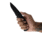 Toor Knives Mullet Fixed Blade Knife, 4in, CPM 154, G10 Handle, Ebony, Mullet-Ebony