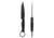 Toor Knives Serpent Fixed Blade Knife, 3.75in, Steel CPM3V, G10 Handle, Carbon, Serpent-Carbon