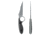 Toor Knives SOF Cortano Fixed Blade Knife, 3.175in, CPM-M4 Blade, Wharncliffe Blade, G10, Phantom Grey, The Cortano- Phantom Grey