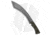 TOPS Knives A-Klub Tungsten Fixed Blade Knife, 12.375in, 1095, Tanto Blade, Micarta Green Handle, Gray/Green, 17.875in, BHQ-181926