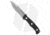 TOPS Knives Al Mar Mini SERE Operator Fixed Blade Knife, 4.00in, 154CM, Spear Point Blade, G10 Black Handle, Gray/Black, 8.75in, BHQ-79740
