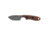 TOPS Knives Bull Trout Fixed Blade Knife, 6.50in, Tumble Finish, Chocolate Leather BLTT-01
