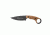Tops Knives C.U.T 4.0 Fixed Blade Knife, Brown, 4.25in, CUT-40