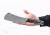 Tops Knives El Chappo Fixed Blade Knif, 6 in Acid Rain Blade, 1095 RC 56-58 Steel, Black Canvas Micarta Handle ECHA-02