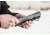 Tops Knives El Chappo Fixed Blade Knif, 6 in Acid Rain Blade, 1095 RC 56-58 Steel, Black Canvas Micarta Handle ECHA-02